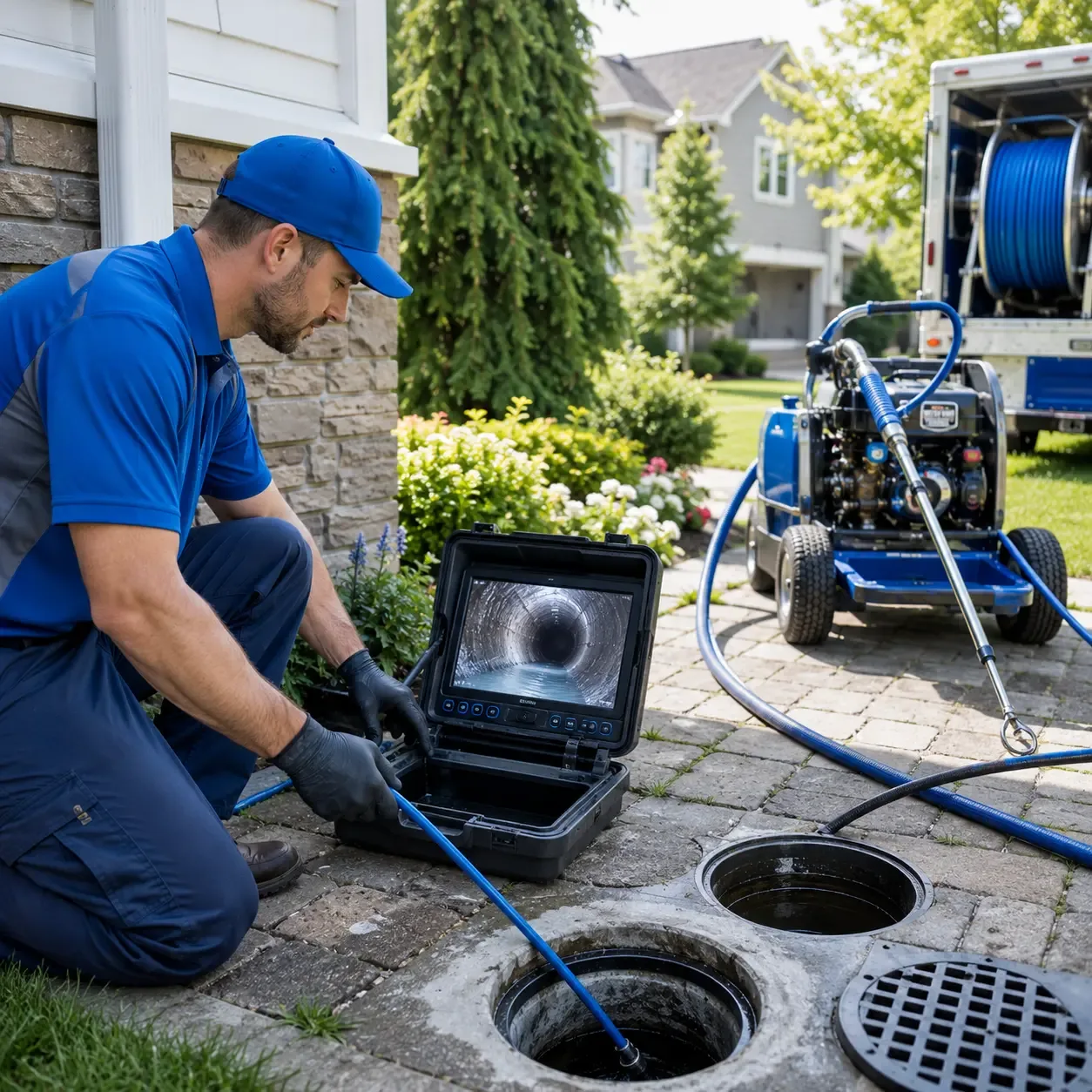 Outdoor drain cleaning professionals serving Elverson, PA
